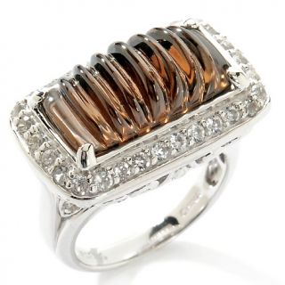 161 989 victoria wieck carved smoky quartz and white topaz ring rating