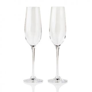Colin Cowie Set of 2 Endless Bubbles Champagne Glasses