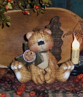 Primitive Squirrel Fall Scurry Ornie Doll Pattern 362