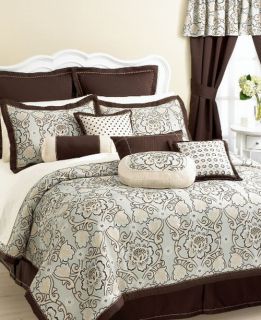eva mendes sofia 4 piece king comforter set new