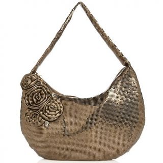 162 754 wd by whiting davis mesh hobo with rosettes rating 4 $ 79 95