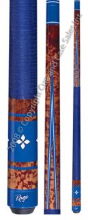  RG175 Blue Ballin Antique Graphic Burdseye Maple Pool Cue Stick