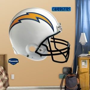 San Diego Chargers Fat Head Fathead Helmet Huge 57 x 51 Tall Extra
