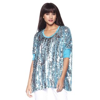 171 904 joan boyce sequin top with ribbed trim rating 32 $ 49 95 or 2