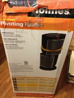 Holmes Fan Forced Pivoting Heater Great for Winter and Cold Nights