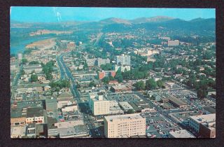 1960s Nice Aerial View Business District Eugene or Lane