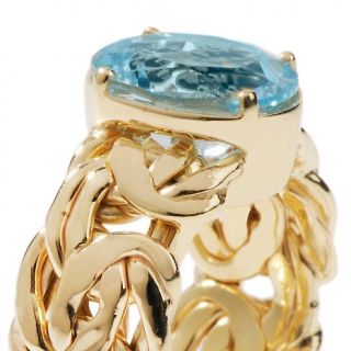 Technibond® Gemstone Byzantine Style Solitaire Ring
