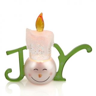 Winter Lane Flameless LED Candles 3 pack Snow, Joy and Noel