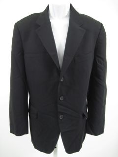 you are bidding on a emmanuel ungaro black wool blazer sport coat 40