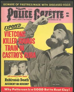  GAZETTE Fidel Castro Rubirosa Patterson Clay fight Weeb Ewbank 12 1965