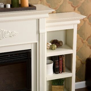 Home Furniture Fireplaces Electric Fireplaces Tennyson Ivory