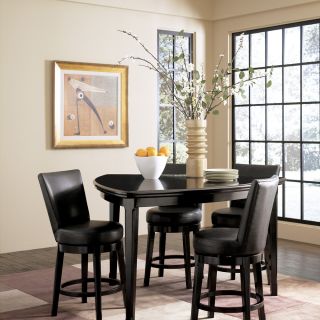 Ashley Emory 5pc Triangle Counter Height Table Dining Set D569 23 224