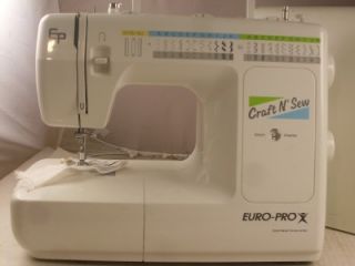 euro pro model 7500 sewing machine