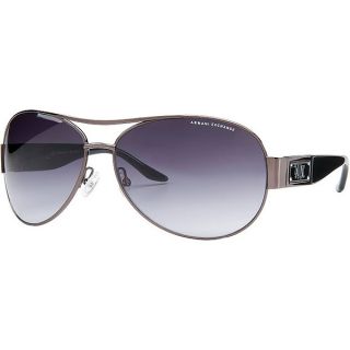 armani exchange sunglasses women a x logo aviator ruthenium black gray