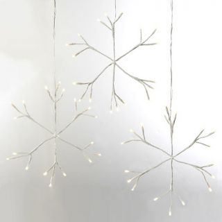 186 621 winter lane winter lane set of 3 led snowflake twigs rating 5
