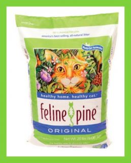Feline Pine Original Cat Litter 20 lb Bag