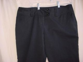 Tracy Evans Womens Black Slacks Pants Work Career Size 13 Measures 36