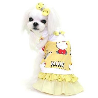 Dress Cutie Girl Dog Clothes Pet Apparel Puppy Zzang