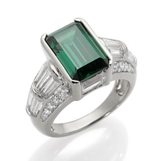 Victoria Wieck 8.86ct Absolute™ Emerald Color Step Cut Octagon Ring