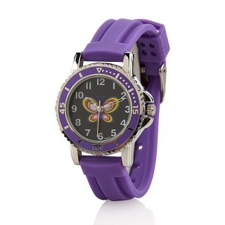 201 466 grape scented purple jelly band butterfly dial mood watch note
