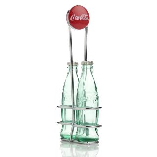 211 653 coca cola coca cola glass bottle salt pepper shakers with rack