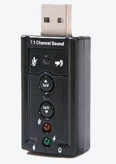 usb external 7 1 channel audio sound card adapter pc