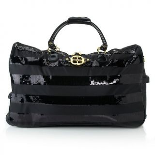 IMAN Global Chic Holiday Glamour Sassy Sequin Duffle Roller