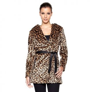 205 270 iman rich regal faux fur hooded wrap jacket note customer pick