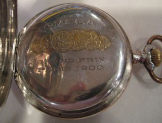 Omega Silver Pocket Watch C 1912 REDUCED Now £299 No Res Absolute