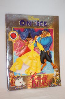 Disney Beauty and The Beast on Ice Feld Entertainment 1993 Play Book