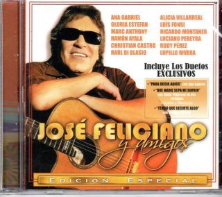 JOSE FELICIANO Y AMIGOS DUETOS EXCLUSIVOS CD