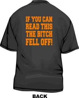 If You Can Read This The Bitch Fell Off Mens Tee Shirt