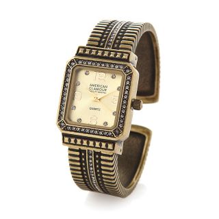 204 586 american glamour badgley mischka cuff bracelet watch rating 1