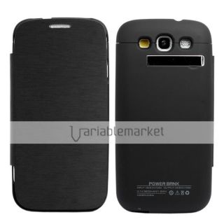 3200mAh Power Bank Battery Charger Flip Case for Samsung Galaxy s III