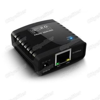  Network Print Server Printer Share Ethernet w Wireless Networking
