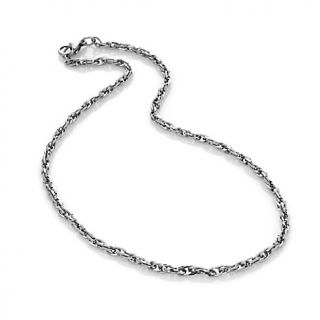 231 585 stately steel 4mm mirror oval link 18 necklace rating 1 $ 16