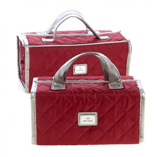 Joy Mangano Paris Chic Quilted Better Beauty Case Set at