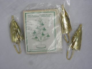  Foil Umbrella Christmas Ornaments w Package F w Woolworth Co