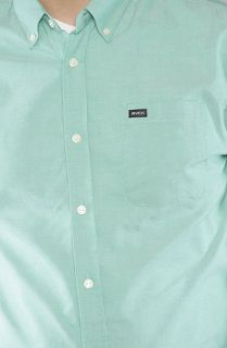 RVCA The Thatll Do Buttondown Shirt in Bean Green