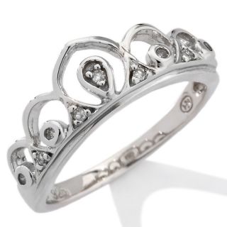 531 216 tween s diamond accented sterling silver tiara ring rating 2 $