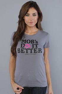 Married to the Mob The Doin It Tee in Gray