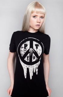 Petals and Peacocks PTFO Tee in Black