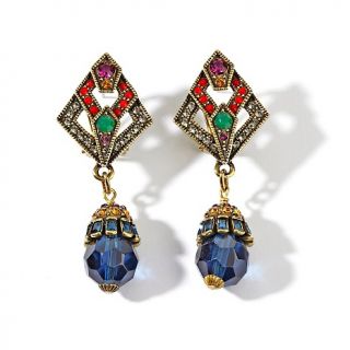 235 269 heidi daus traditional elegance crystal accented drop earrings