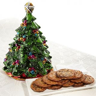 225 998 david s cookies david s cookies metallic christmas tree jar