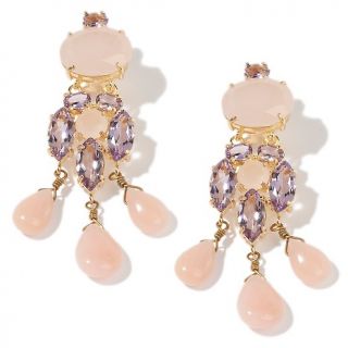 Jewelry Earrings Drop Bounkit Boutique Pink and Purple