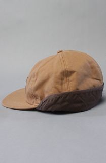 Brixton The Flint Cap in Camel Concrete