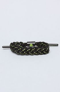 Rasta Clat The Shoelace Bracelet in Nightcrawler