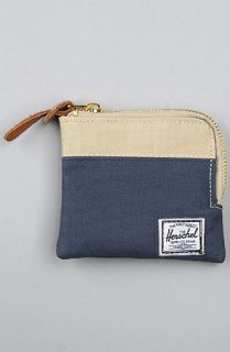 HERSCHEL SUPPLY The Johnny Pouch in Navy Khaki