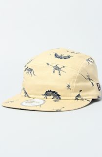 Mishka The Jurassic 5 Panel Hat in Off White