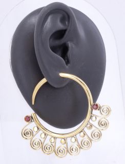 14g 4G Bronze Indonesian Eyota Hoop Earrings Price per 2